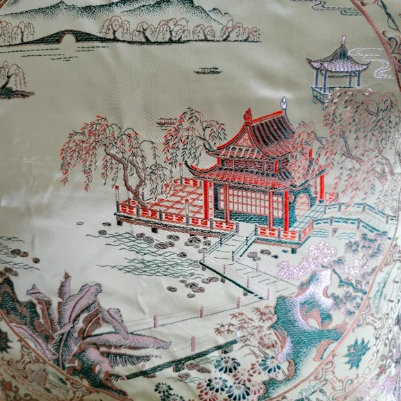 Vintage Silk Brocade accent pillow covers - Picture 3 of 9